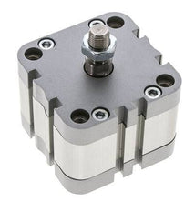 ISO 21287 Compacte Dubbelwerkende Cilinder 63-10mm - Magnetisch - Mannelijke Stang