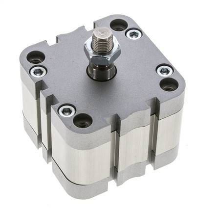 ISO 21287 Compacte Dubbelwerkende Cilinder 63-10mm - Magnetisch - Mannelijke Stang
