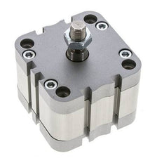 ISO 21287 Compacte Dubbelwerkende Cilinder 63-10mm - Magnetisch - Mannelijke Stang