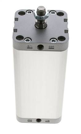 ISO 21287 Compacte Dubbelwerkende Cilinder 63-125mm - Magnetisch - Mannelijke Stang