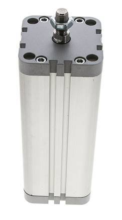 ISO 21287 Compacte Dubbelwerkende Cilinder 63-15mm - Magnetisch - Mannelijke Stang