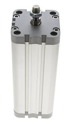 ISO 21287 Compacte Dubbelwerkende Cilinder 63-15mm - Magnetisch - Mannelijke Stang