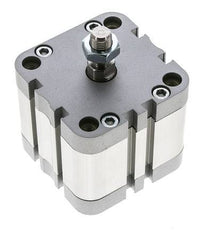 ISO 21287 Compacte Dubbelwerkende Cilinder 63-20mm - Magnetisch - Mannelijke Stang