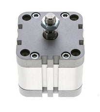 ISO 21287 Compacte Dubbelwerkende Cilinder 63-20mm - Magnetisch - Mannelijke Stang