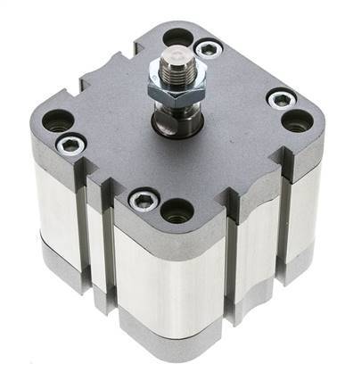 ISO 21287 Compacte Dubbelwerkende Cilinder 63-20mm - Magnetisch - Mannelijke Stang