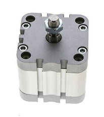 ISO 21287 Compacte Dubbelwerkende Cilinder 63-20mm - Magnetisch - Mannelijke Stang