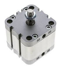 ISO 21287 Compacte Dubbelwerkende Cilinder 63-20mm - Magnetisch - Mannelijke Stang