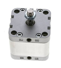 ISO 21287 Compacte Dubbelwerkende Cilinder 63-20mm - Magnetisch - Mannelijke Stang