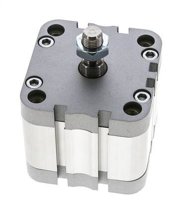 ISO 21287 Compacte Dubbelwerkende Cilinder 63-20mm - Magnetisch - Mannelijke Stang