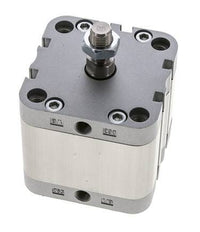 ISO 21287 Compacte Dubbelwerkende Cilinder 63-25mm - Magnetisch - Mannelijke Stang