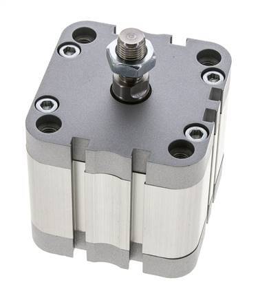 ISO 21287 Compacte Dubbelwerkende Cilinder 63-25mm - Magnetisch - Mannelijke Stang