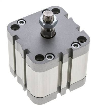 ISO 21287 Compacte Dubbelwerkende Cilinder 63-25mm - Magnetisch - Mannelijke Stang