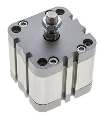 ISO 21287 Compacte Dubbelwerkende Cilinder 63-25mm - Magnetisch - Mannelijke Stang