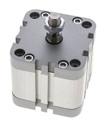 ISO 21287 Compacte Dubbelwerkende Cilinder 63-25mm - Magnetisch - Mannelijke Stang