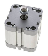 ISO 21287 Compacte Dubbelwerkende Cilinder 63-25mm - Magnetisch - Mannelijke Stang