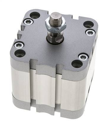ISO 21287 Compacte Dubbelwerkende Cilinder 63-25mm - Magnetisch - Mannelijke Stang