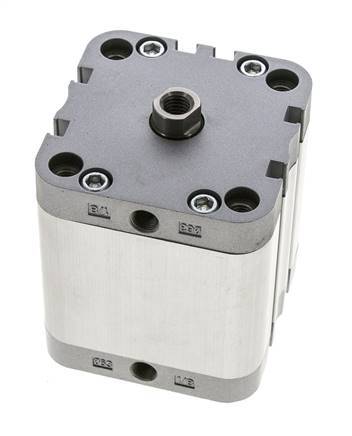 ISO 21287 Compacte Dubbelwerkende Cilinder 63-40mm - Magnetisch