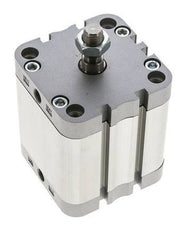 ISO 21287 Compacte Dubbelwerkende Cilinder 63-40mm - Magnetisch - Mannelijke Stang