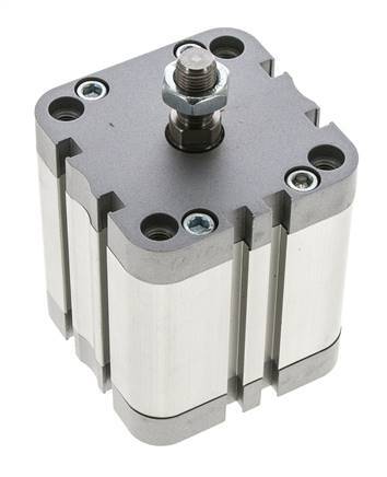 ISO 21287 Compacte Dubbelwerkende Cilinder 63-40mm - Magnetisch - Mannelijke Stang