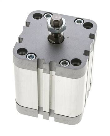 ISO 21287 Compacte Dubbelwerkende Cilinder 63-40mm - Magnetisch - Mannelijke Stang