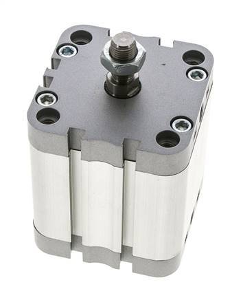 ISO 21287 Compacte Dubbelwerkende Cilinder 63-40mm - Magnetisch - Mannelijke Stang