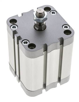 ISO 21287 Compacte Dubbelwerkende Cilinder 63-50mm - Magnetisch - Mannelijke Stang