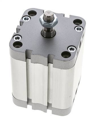ISO 21287 Compacte Dubbelwerkende Cilinder 63-50mm - Magnetisch - Mannelijke Stang