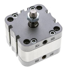 ISO 21287 Compacte Dubbelwerkende Cilinder 63-5mm - Magnetisch - Mannelijke Stang
