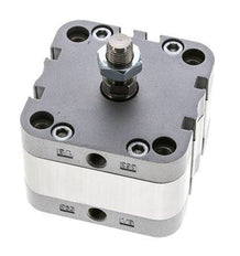 ISO 21287 Compacte Dubbelwerkende Cilinder 63-5mm - Magnetisch - Mannelijke Stang