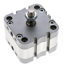ISO 21287 Compacte Dubbelwerkende Cilinder 63-5mm - Magnetisch - Mannelijke Stang
