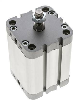 ISO 21287 Compacte Dubbelwerkende Cilinder 63-60mm - Magnetisch - Mannelijke Stang