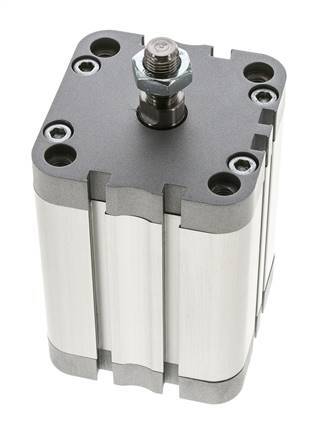 ISO 21287 Compacte Dubbelwerkende Cilinder 63-60mm - Magnetisch - Mannelijke Stang