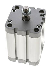 ISO 21287 Compacte Dubbelwerkende Cilinder 63-60mm - Magnetisch - Mannelijke Stang