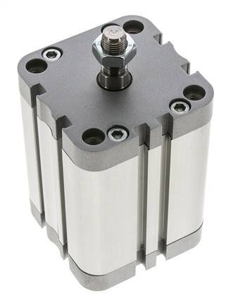 ISO 21287 Compacte Dubbelwerkende Cilinder 63-60mm - Magnetisch - Mannelijke Stang