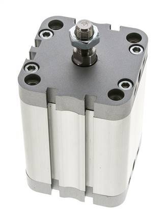 ISO 21287 Compacte Dubbelwerkende Cilinder 63-60mm - Magnetisch - Mannelijke Stang