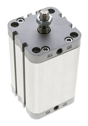 ISO 21287 Compacte Dubbelwerkende Cilinder 63-80mm - Magnetisch - Mannelijke Stang