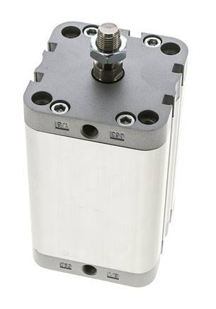 ISO 21287 Compacte Dubbelwerkende Cilinder 63-80mm - Magnetisch - Mannelijke Stang