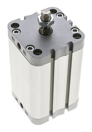 ISO 21287 Compacte Dubbelwerkende Cilinder 63-80mm - Magnetisch - Mannelijke Stang