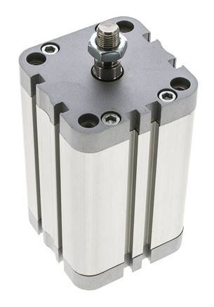 ISO 21287 Compacte Dubbelwerkende Cilinder 63-80mm - Magnetisch - Mannelijke Stang