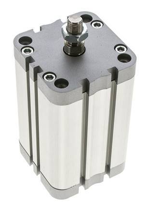ISO 21287 Compacte Dubbelwerkende Cilinder 63-80mm - Magnetisch - Mannelijke Stang
