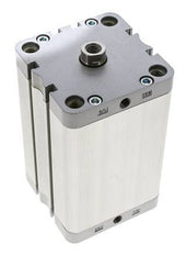 ISO 21287 Compacte Dubbelwerkende Cilinder 80-100mm - Magnetisch