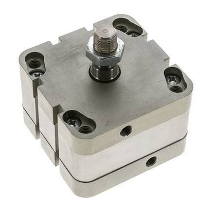 ISO 21287 Compacte Dubbelwerkende Cilinder 80-10mm - Magnetisch - Mannelijke Stang