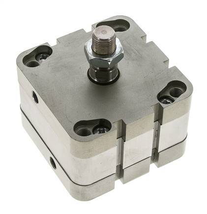 ISO 21287 Compacte Dubbelwerkende Cilinder 80-10mm - Magnetisch - Mannelijke Stang