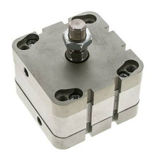 ISO 21287 Compacte Dubbelwerkende Cilinder 80-10mm - Magnetisch - Mannelijke Stang