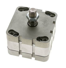 ISO 21287 Compacte Dubbelwerkende Cilinder 80-10mm - Magnetisch - Mannelijke Stang
