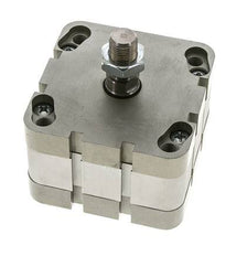 ISO 21287 Compacte Dubbelwerkende Cilinder 80-10mm - Magnetisch - Mannelijke Stang
