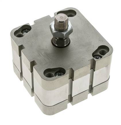 ISO 21287 Compacte Dubbelwerkende Cilinder 80-10mm - Magnetisch - Mannelijke Stang