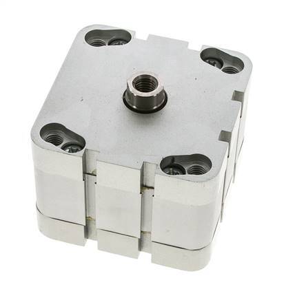ISO 21287 Compacte Dubbelwerkende Cilinder 80-15mm - Magnetisch