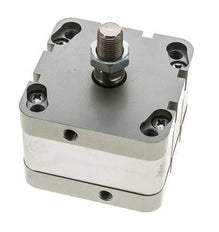 ISO 21287 Compacte Dubbelwerkende Cilinder 80-15mm - Magnetisch - Mannelijke Stang