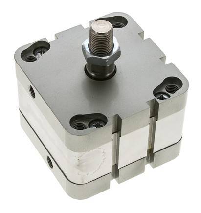 ISO 21287 Compacte Dubbelwerkende Cilinder 80-15mm - Magnetisch - Mannelijke Stang